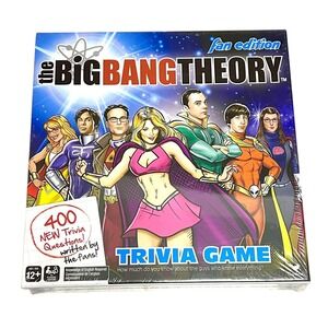 Cardinal Big Bang Theory TV Fan Edition Trivia Board Game 400 Questions 12+